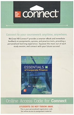 Read Online Connect 1-Semester Access Card for Essentials Corporate Finance - Stephen A. Ross file in ePub