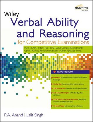 Download Wiley's Verbal Ability and Reasoning for Competitive Examinations - P.A. Anand file in PDF
