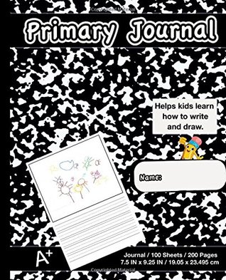 Download Primary Journal: Modern Black Marble, Composition Book, Draw and Write Journal, Unruled Top, .5 Inch Ruled Bottom Half, 100 Sheets, 7.5 in X 9.25 In, 19.05 X 23.495 CM, Soft Durable Cover -  | ePub