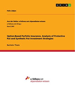 Download Option-Based Porfolio Insurance. Analysis of Protective Put and Synthetic Put Investment Strategies - Felix Lütjen | PDF