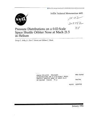 Download Pressure Distributions on a 0.02-Scale Space Shuttle Orbiter Nose at Mach 21.5 in Helium - National Aeronautics and Space Administration file in PDF