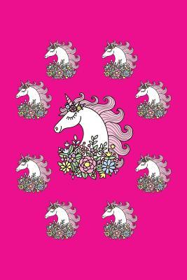 Read Online Sketch Journal: Unicorns and Flowers (Pink) 6x9 - Pages Are Lined on the Bottom Third with Blank Space on Top -  | ePub