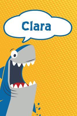 Read Online Clara: Personalized Shark Draw and Write Diary Journal Log 120 Pages 6x9 -  file in ePub