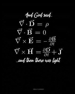 Download And God Said and Then There Was Light: Meal Planner -  | PDF