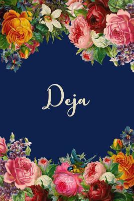 Download Deja: Personalized Name Floral Design Matte Soft Cover Notebook Journal to Write In. 120 Blank Lined Pages -  file in ePub
