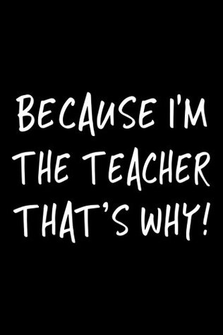 Download Because I'm The Teacher That's Why!: Hockey Lined Notebook Journal - file in PDF