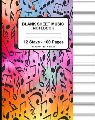 Full Download Blank Sheet Music Notebook: Music Note Design (9), Musicians Blank Sheet Music Notebook, Staff Manuscript Paper Standard - 12 Stave - P2g Music Innovations | PDF