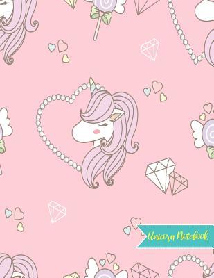 Read Online Unicorn Notebook: Cute Kawaii Journal and Diary Large 8.5 x 11 Matte Cover with Blank Lined Ruled White Paper Interior - Perfect for School, Gifts for Kids (Girls and Boys), Party Favors for Birthday, Activity Book for Arts and Crafts - Delilah Choi file in ePub